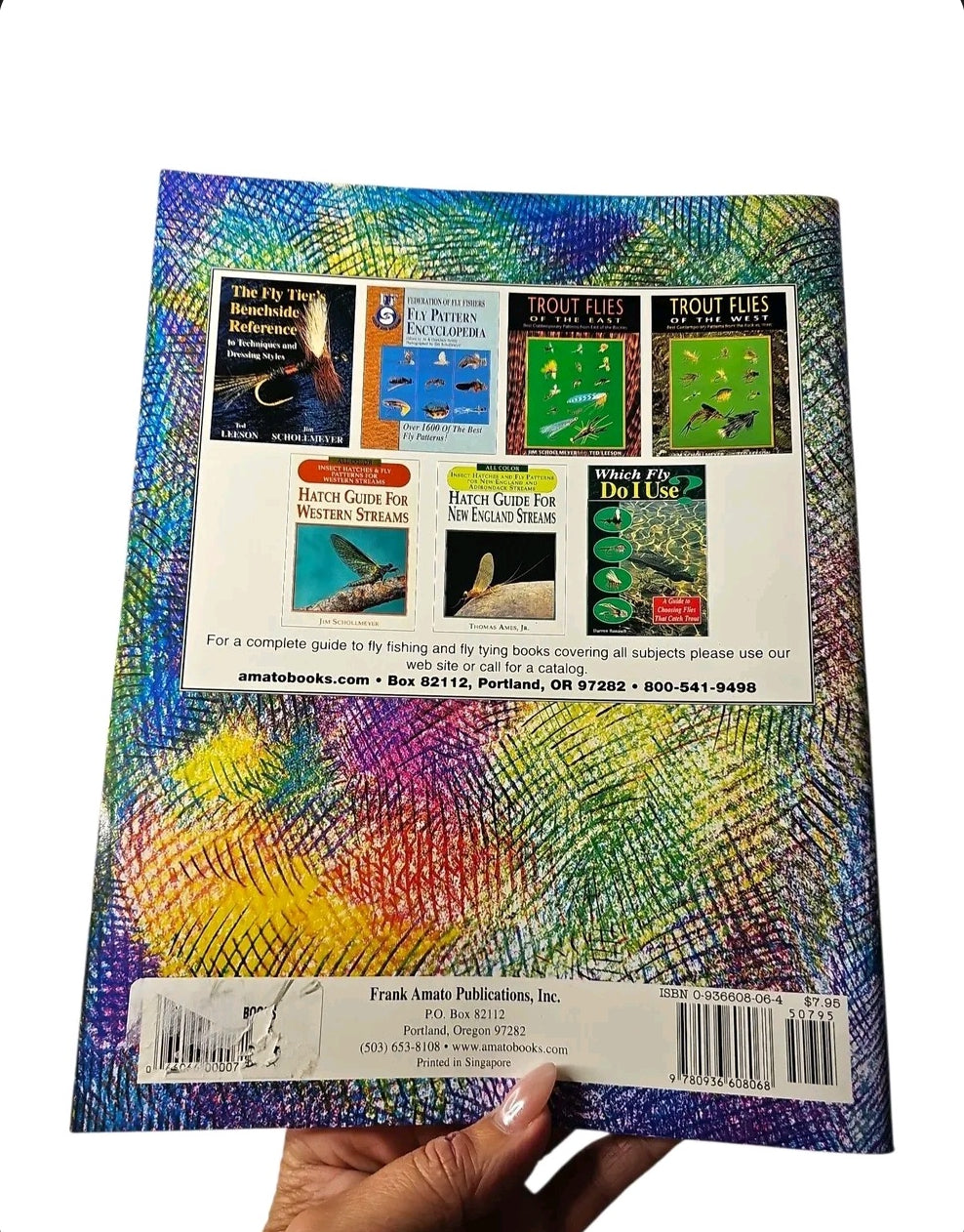 Back cover of The Curtis Creek Manifesto by Oddly Darling Vintage featuring colorful abstract art and book previews.