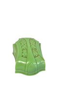 Oddly Darling Vintage Art Deco J.C. Warner jade green celluloid ring box with raised floral lid