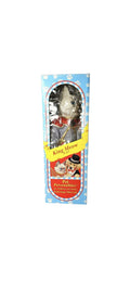 Oddly Darling Vintage Heritage Mint King Meow porcelain cat doll in original blue paw print display box