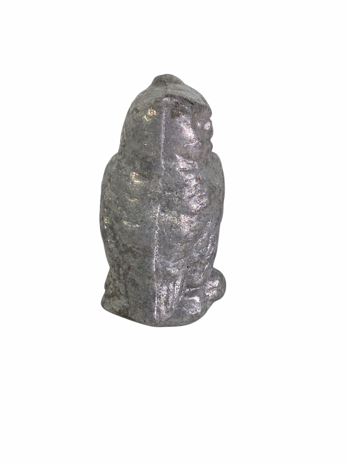 Oddly Darling Vintage silver-tone owl bottle opener with detailed feathers for the bar cart.