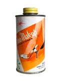 Oddly Darling Vintage Shu-Mak-Up shoe conditioner tin with 1950s orange graphic design and yellow cap