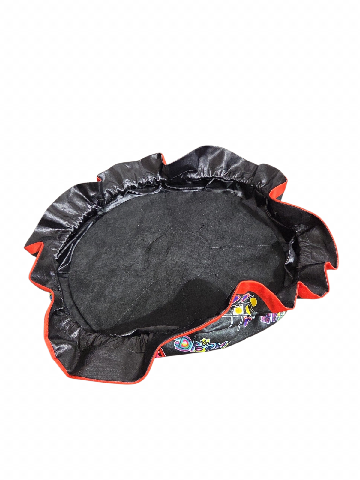 Brighton Drawstring Jewelry Organizer Pouch | Graffiti Print Lay-Flat Travel Bag