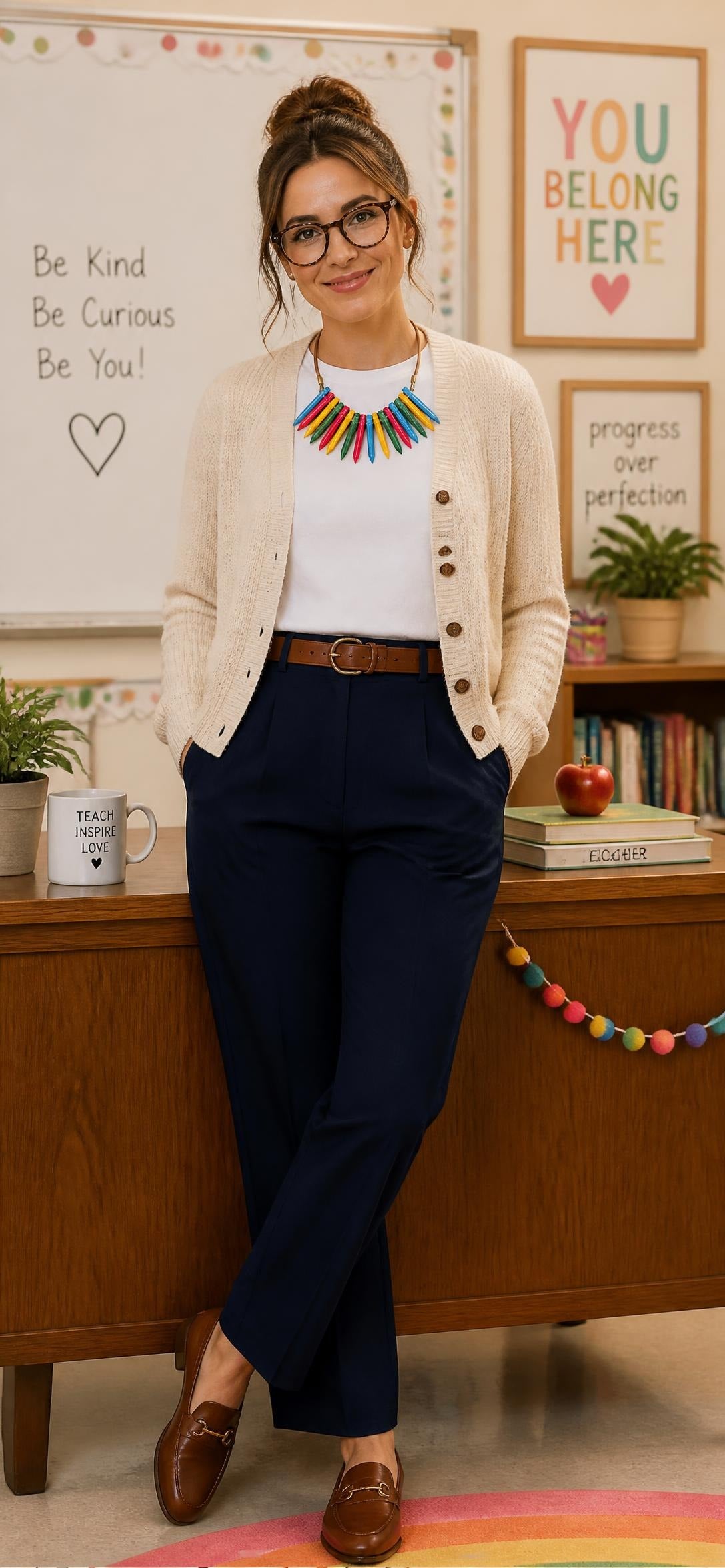 Oddly Darling Vintage 1980s novelty crayon necklace